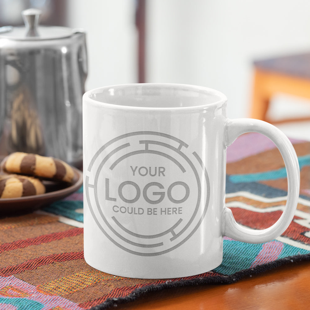 White Porcelain Mug 11 oz