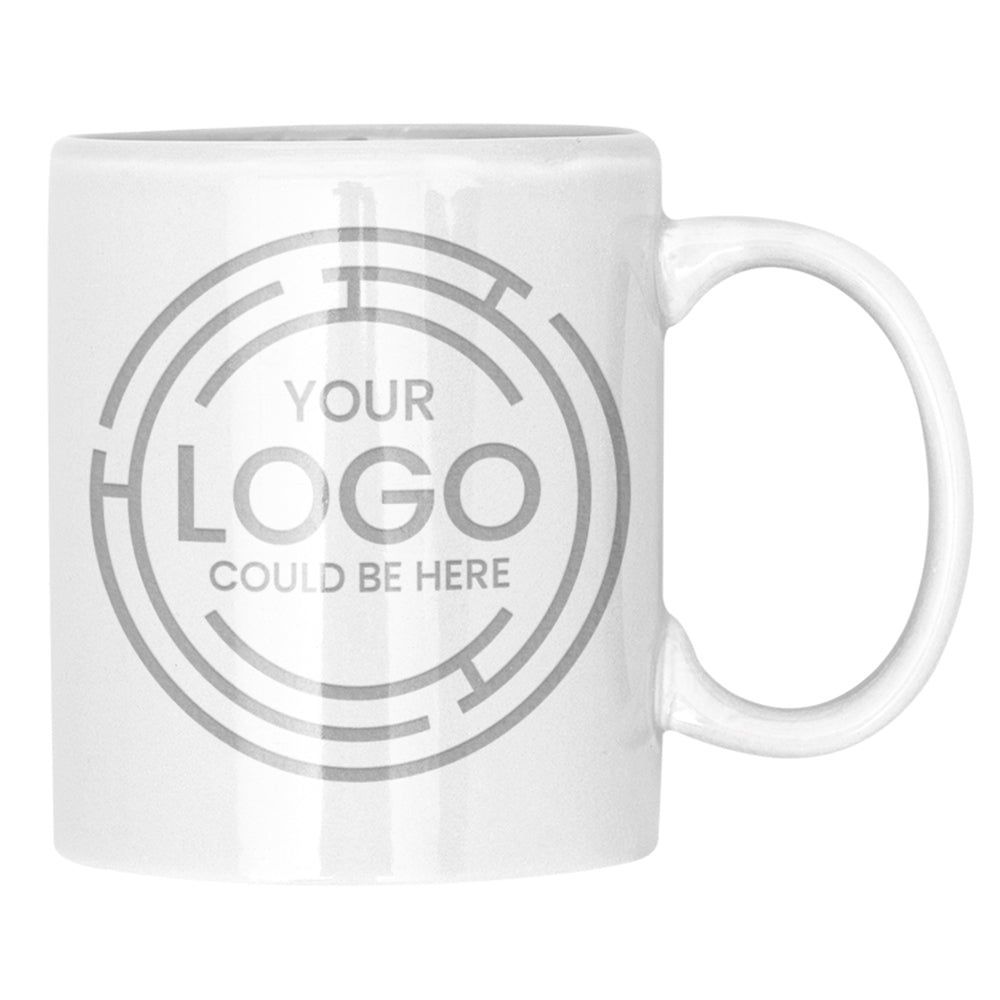 White Porcelain Mug 11 oz